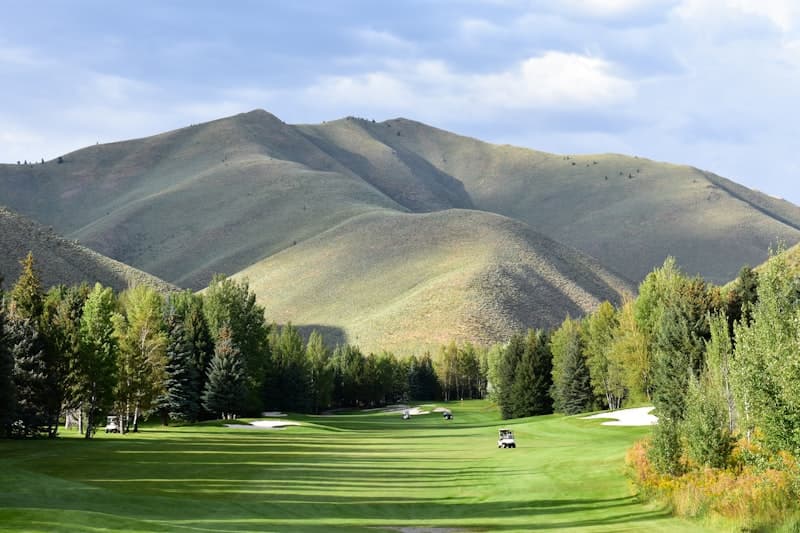 Hillside fairways at La Cala Resort, Costa del Sol